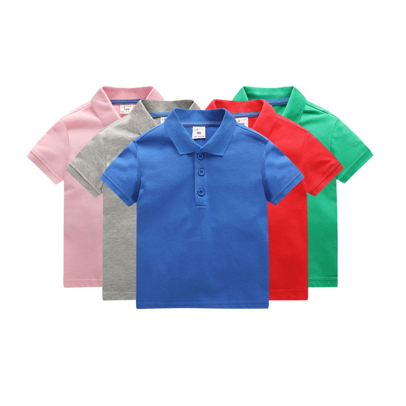 Персонализирано лого Kids Polo ризи 100% памук